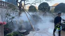 陜西商洛柞水縣自建別墅庭院驅蚊噴霧，霧森系統安裝完成